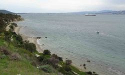 Baykuş iskelesi ve cephe hattı drone ile görüntülendi