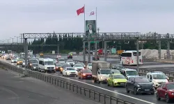 Bayram Trafiği Başladı! Akyazı Çıkışında Yoğunluk Havadan Görüntülendi
