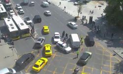 Beşiktaş'ta polis memuruna ticari araç çarptı