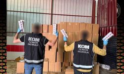Bornova'da 10 milyon liralık kaçak tütün operasyonu yapıldı