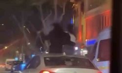Bursa'da otomobilin tavanında tehlike : 25 bin TL ceza verildi