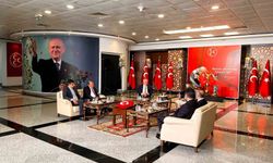 CHP heyetinden MHP'ye bayram ziyareti