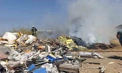 Çöplerin yakılması Manavgat'ta yangına neden oldu