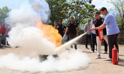Diyarbakır'da öğrencilere afet ve yangın eğitimi