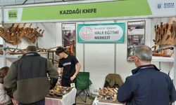 Edremit'in el yapımı bıçakları uluslararası arenada sergilendi