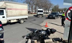 Elazığ'da motosiklet ve minibüs çarpıştı: 1 yaralı