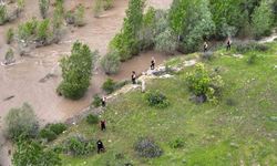 Kayıp genç kız için Kelkit Çayı'nda arama çalışmaları 3. gününde devam ediyor