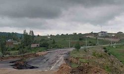 Kayseri'de Yaşar Karayel Viyadüğü'nde çökme yaşandı