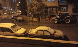 Konya'da Mayıs ayında kar sürprizi