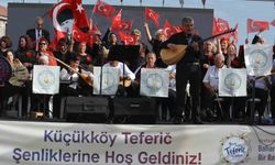 Küçükköy Teferic Şenlikleri'nde müzik dolu anlar yaşandı