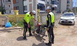 Motosiklet sürücüsüne emsal ceza verildi
