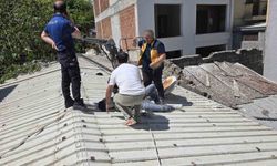 Mudanya'da iş kazası:6.kattan devrilen vinçte 2 işçi yaralandı