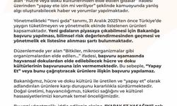 Tarım Bakanlığı: 'Türkiye'de yapay et üretimi ve tüketimi yoktur'