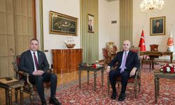 TBMM Başkanı Kurtulmuş, TBB Başkanı Sağkan'ı kabul etti
