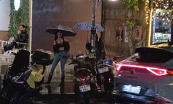 Tekirdağ'da gece ansızın sağanak yağış etkili oldu