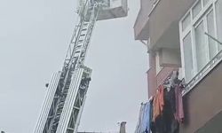 Teras katında yangın korkusu