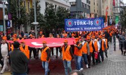 Trabzon'da 1 Mayıs Emek Bayramı coşkusu