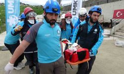 Trabzon'da gerçekçi deprem tatbikatı yapıldı