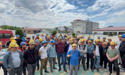 Uzunköprü'de maden işçileri maaş ve tazminat için grevde
