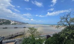 Zonguldak Limanı sağanak yağmurlar sonrası sarıya döndü