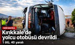 Tekirdağ-Kayseri seferi yapan yolcu otobüsü devrildi: 1 Ölü 40 Yaralı