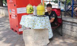 14 yaşındaki Buğra, limonata satarak asgari ücreti üç katladı