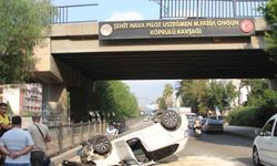 Adana'da otomobil köprüden düştü: 1 kişi yaralı