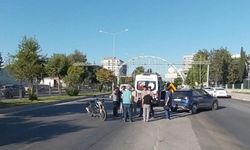 Adıyaman'da otomobil ve motosiklet çarpıştı: 1 kişi yaralı