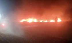 Afyonkarahisar'da kıvılcım yangına neden oldu