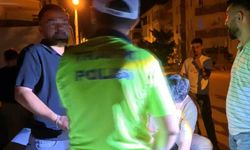 Aksaray'da kaçan sürücünün yakınlarıyla polis arasında gerilim anları