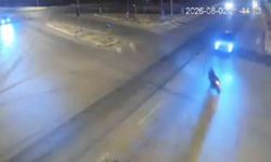 Aksaray'daki trafik kazasının güvenlik kamerası görüntüleri yayınlandı