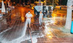 Alanya'nın İkinci Baharı: Gece Temizlik Çalışmaları Tamamlandı