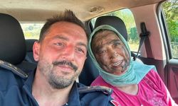 Alevlerin arasında cesaretle koştu! 65 yaşındaki Hanife Teyze yangına müdahale etti