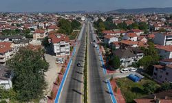 Alparslan Türkeş Caddesi'ndeki aydınlatma çalışmaları sona erdi