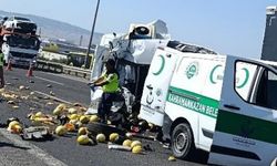 Ankara'da iki kamyonetin çarpışması: 1 ölü, 2 yaralı