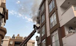 Antalya'da apartman dairesinde yangın felaketi