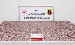 Antalya'da depoda 5 bin 865 uyuşturucu hap bulundu