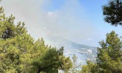 Antalya'da iki ilçede orman yangınlarıyla mücadele sürüyor