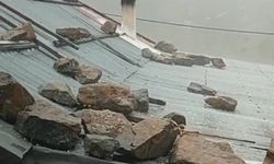 Anzer Yaylası'nda beklenmedik dolu yağışı