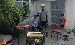 Aras EDAŞ, hastalara mobil jeneratör desteği sunuyor