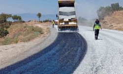 Aydın'da 17 ilçede yol yapım çalışmaları devam ediyor