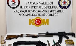 Bafra'da silah kaçakçılığına darbe: 3 kişi gözaltında