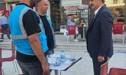 Başkan Taşkın, yeni çarşı esnafını ziyaret etti