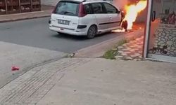 Batman'da seyir halindeki otomobilde yangın paniği