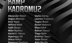 Beşiktaş'ın Alanyaspor karşılaşması için kamp kadrosu açıklandı
