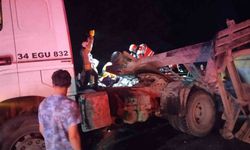 Beykoz'da hafriyat kamyonu ile otomobil çarpıştı: 3 yaralı