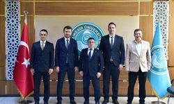 BİK Genel Müdürü Abdulkadir Çay, Rektör Oğurlu'yu Makamında Ziyaret Etti