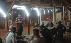 Bilecik'te köylüler için yangın ve dolandırıcılık uyarısı yapıldı