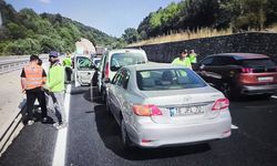 Bilecik'te Zincirleme Kaza: 1 Yaralı