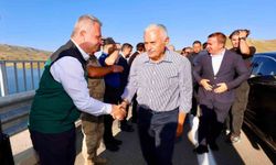 Binali Yıldırım Turnaçayırı Barajı'nda Proje İncelemesi Yaptı